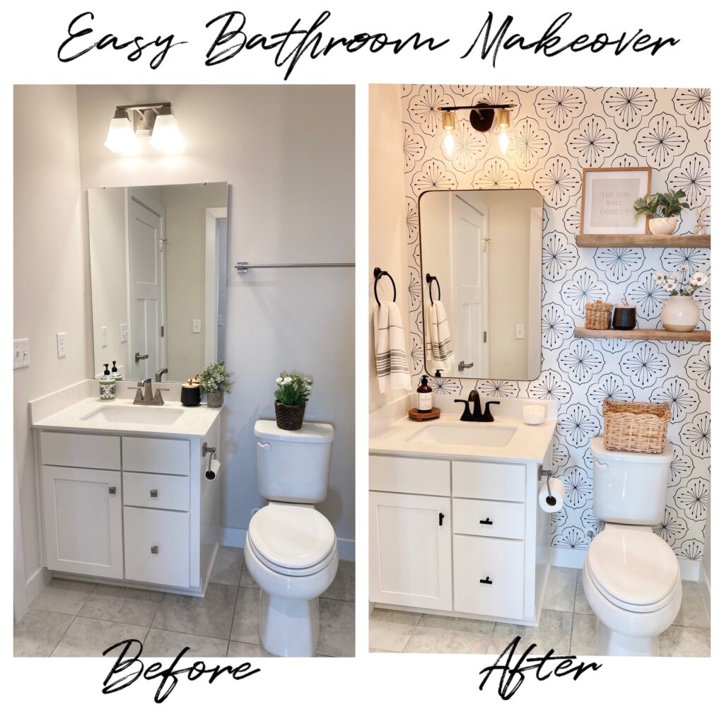 Transforming Your Small Bathroom on a Budget - The Nashville Mama